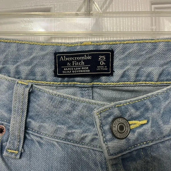 Abercrombie‎ & Fitch Ames slim boyfriend jeans 25 - Image 6