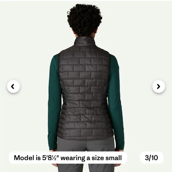 Patagonia NWT Women's Nano Puff Vest Sz S Outdoor Layering Utility Packable - Image 3