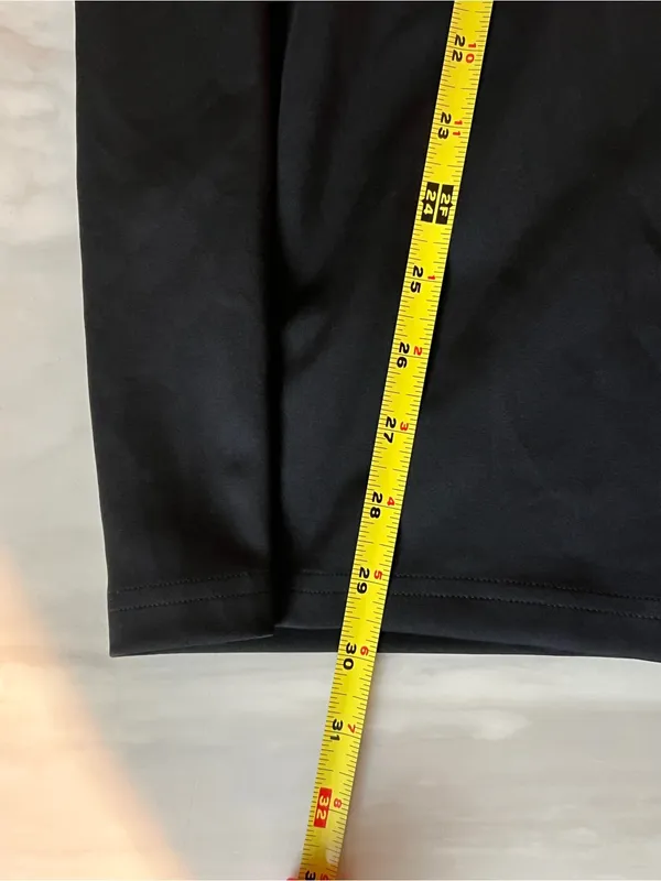 Adidas Women’s Black Wide Leg Pants XL NWT High Rise Zip Pockets JY9046 - Image 8
