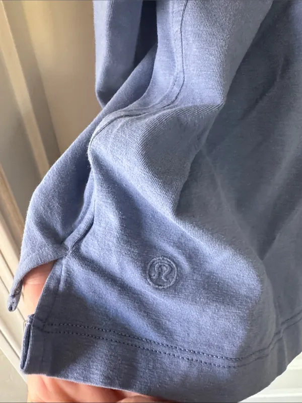 lululemon athletica Long Sleeve Crew Tee in Periwinkle Blue / R7 - Image 5
