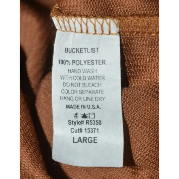 NWT Bucket List Brown Corduroy Shorts Romper Ladies Size L Button Front Casual - Image 7