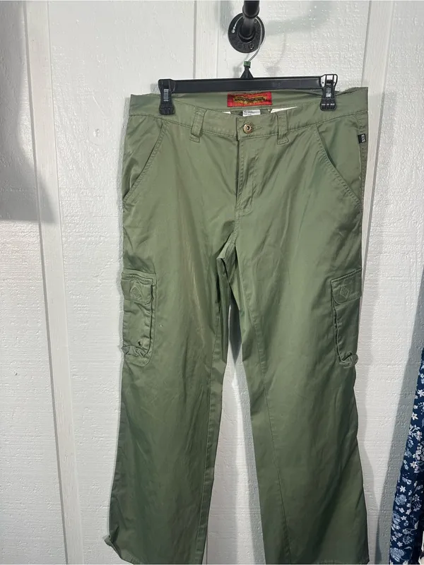 BoomBoom Green Utility Pants Size 11/12 EUC - Image 3