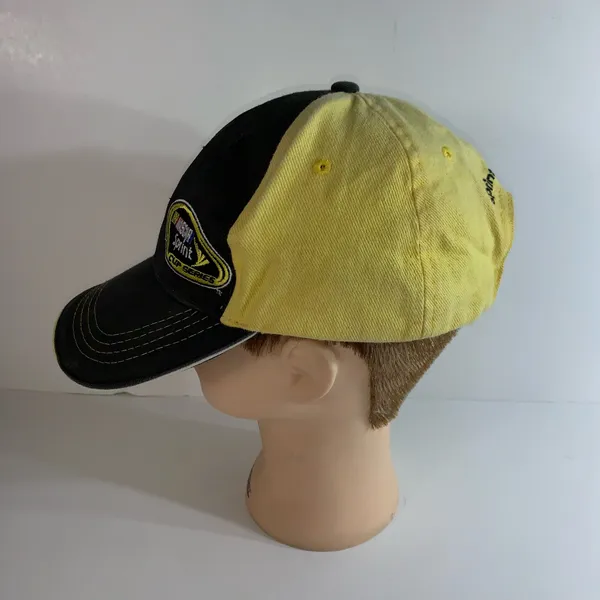 NASCAR Sprint Cup Series Hat Cap Black Yellow Gold Octagon Racing Champions - Image 3