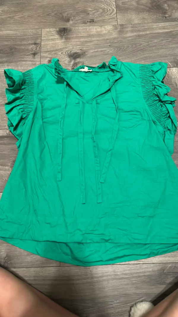 Green boutique blouse - Image 2