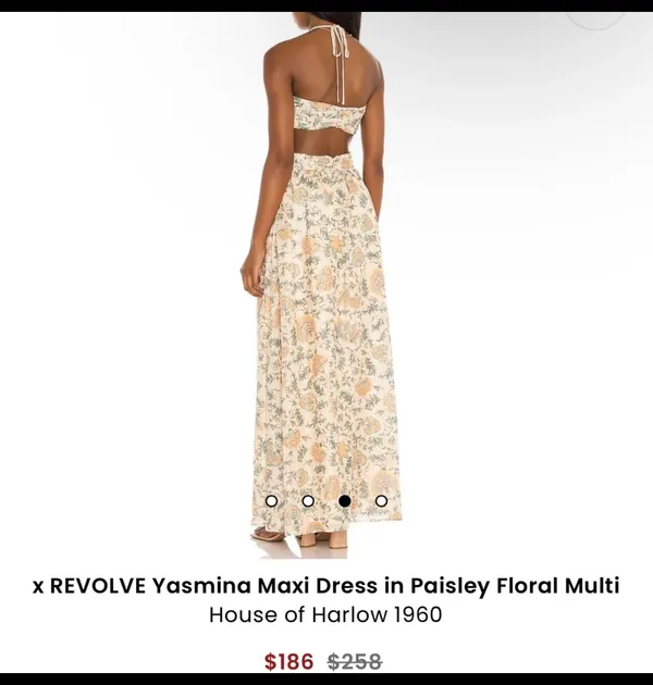 X Yasmina Maxi Dress In Paisley - Image 2