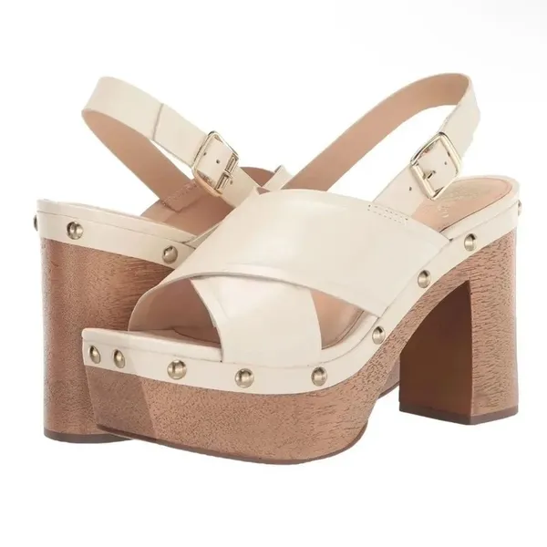 Vince Camuto Cream/ Ivory Slingback Sandals(Size 9M) - Image 2