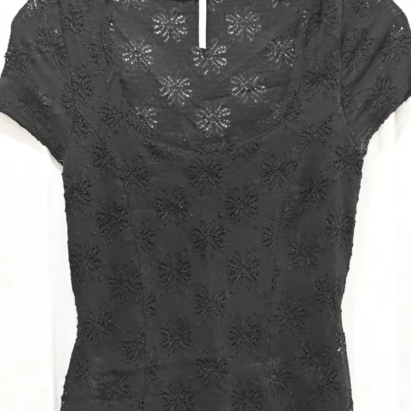 Free People Daisy Lace Godet Dress Size XS Black - Image 4