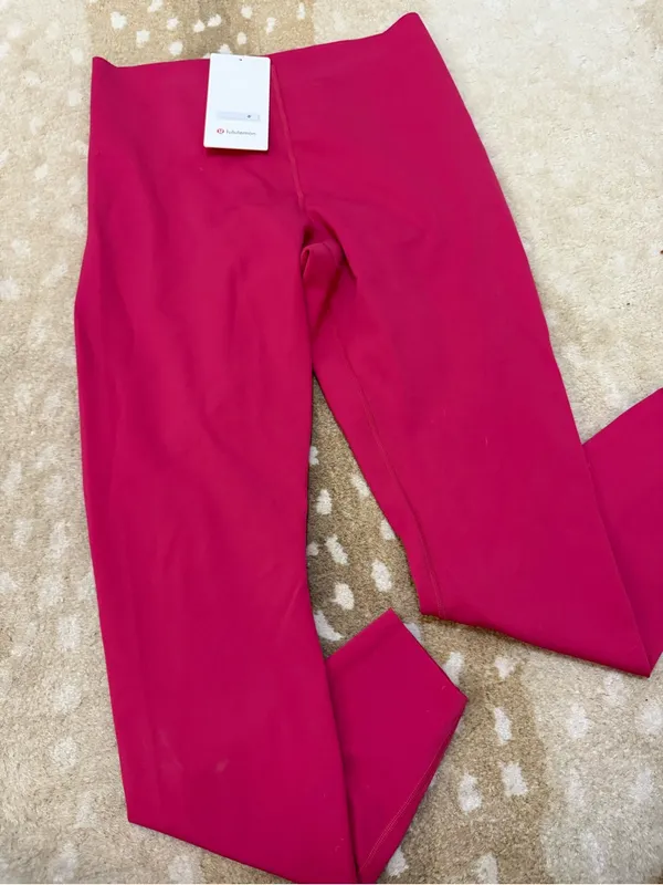 Lululemon Glow Up High Rise Tight 28” Leggings Passionate Pink Size 12 NWT - Image 3