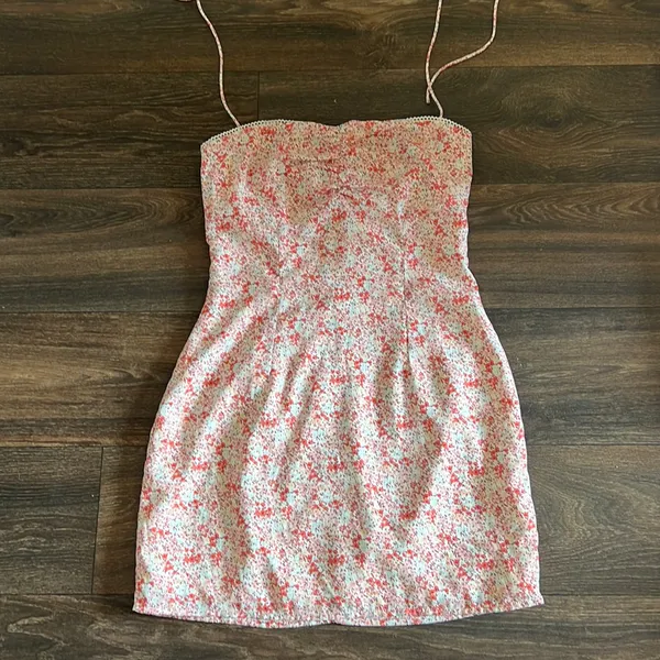 Majorelle Lexi Mini Dress in Pink Floral - Image 3