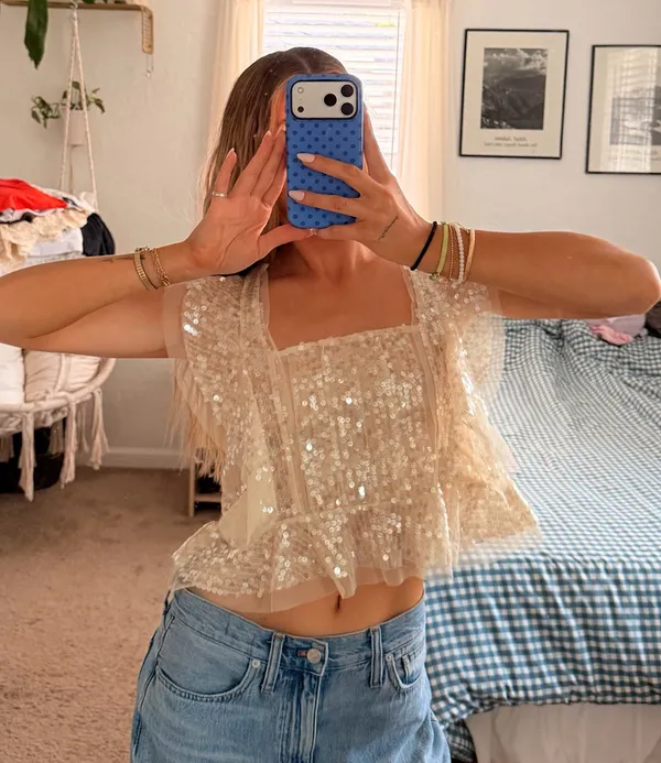 Anthropologie Sequin Top - Image 11