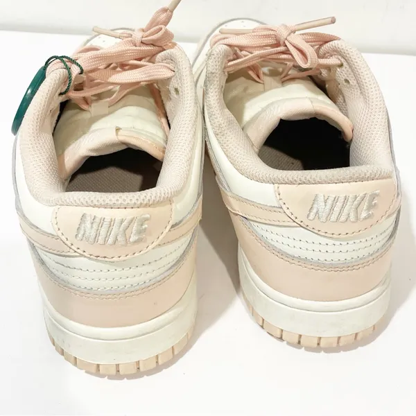 Nike Dunk Low Used Size 8 Women Sail Orange Pearl‎ White Dd1503 102 - Image 4