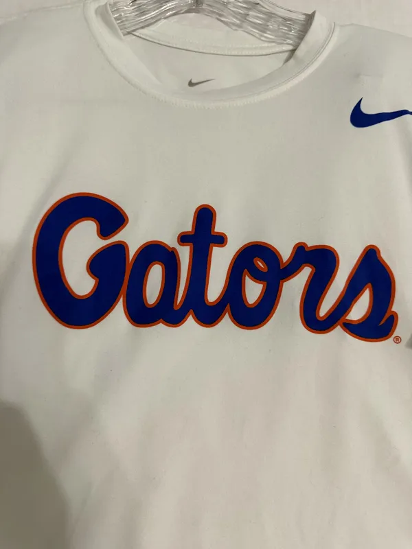 The Nike Tee White Florida Gators Short Sleeve Athletic Tee - Image 2