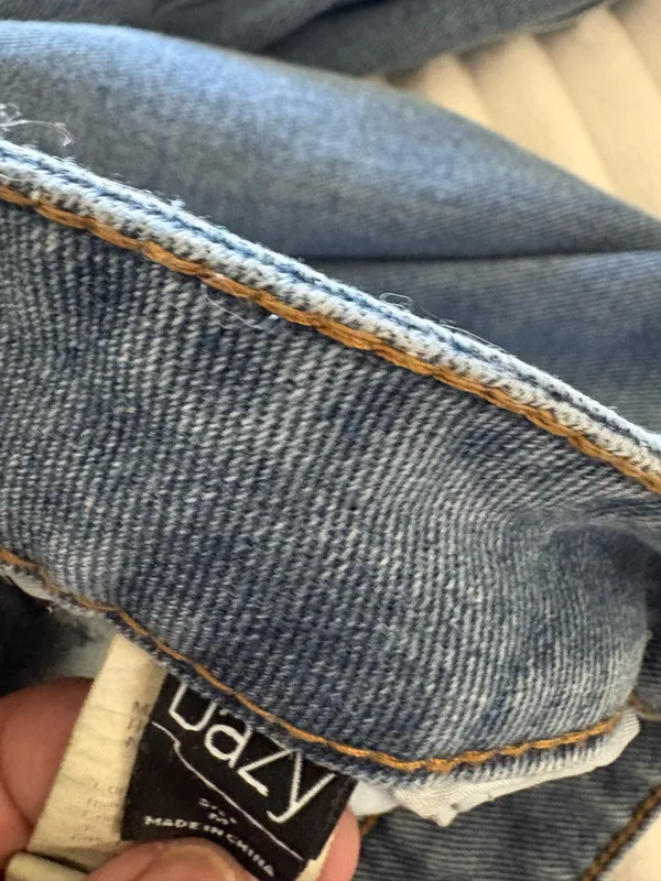 Dazy Wide Leg Super Baggie Denim Jeans 28x28 - Image 4