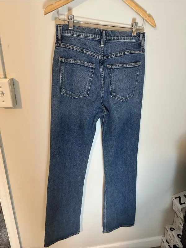 NWOT Agolde baby flare stretch jeans 27 - Image 4