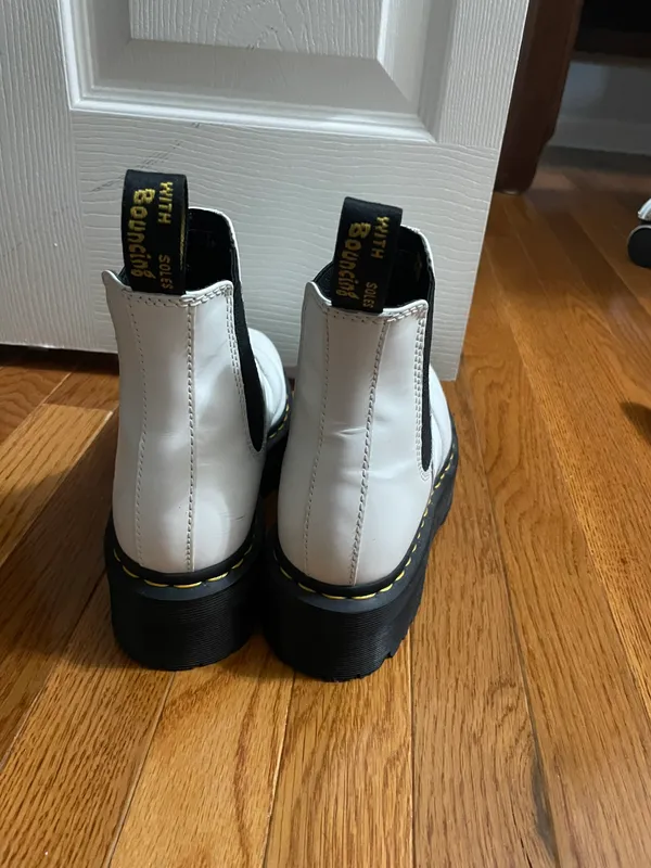 Dr. Martens White Boots - Image 4