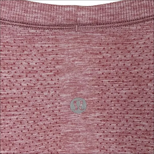 Lululemon Swiftly Relaxed Tank Top in Cherry Pink/White Size 10 - Image 4