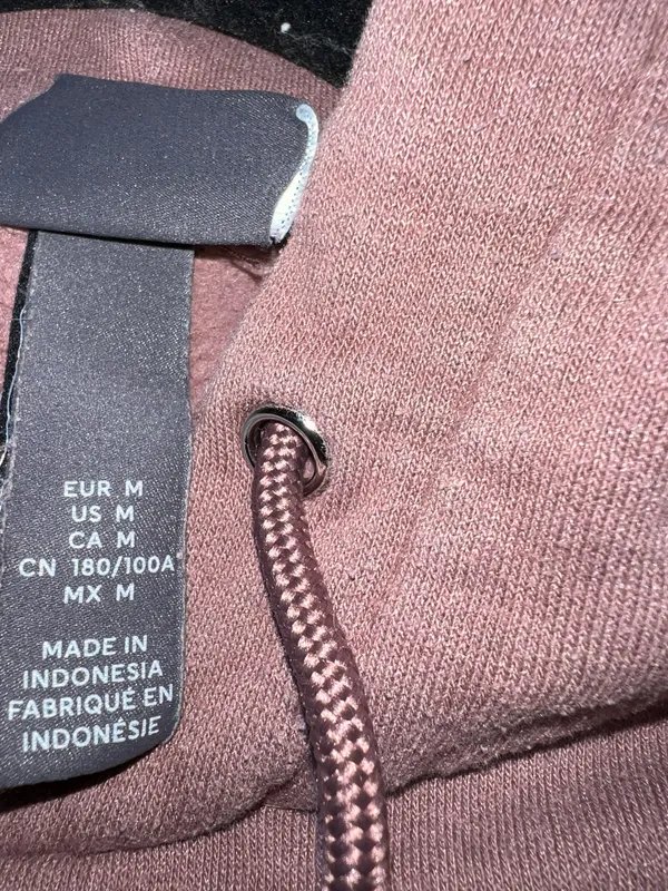 H&M Mauve Pullover Hoodie - Image 5