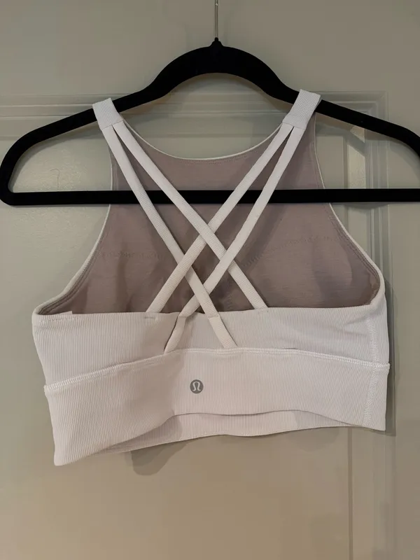 White Lululemon Tank 6 Racerback - Image 2