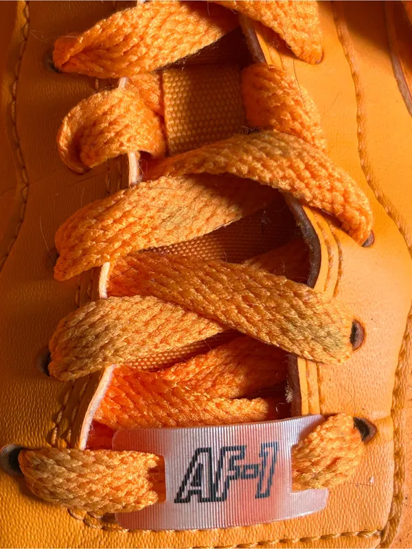 Nike Air Force 1 Low Essential “Orange Peel”Lifestyle‎ Sneakers Size 7.5 Womens - Image 8