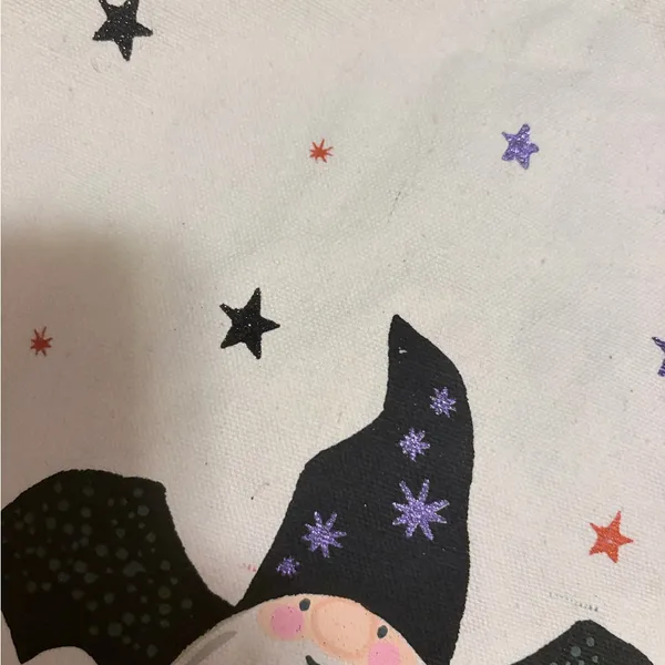 5/$30 🎈 Halloween gnomes Trick or Treat Canvas Tote - Image 6