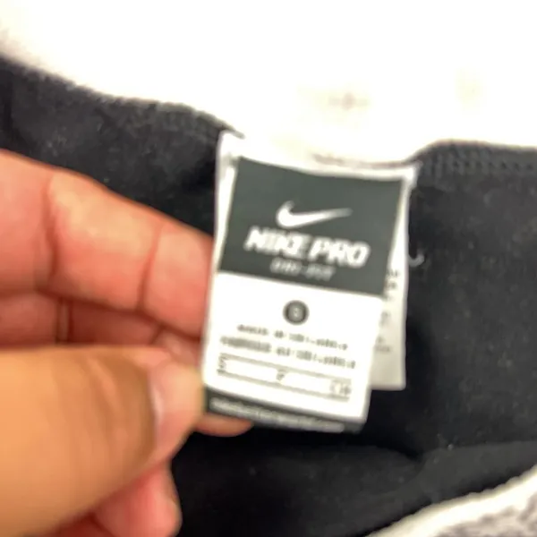 Nike Pro Dri-FIT Leggings Womens Small Black Compression Just Do It Graphic - Image 7