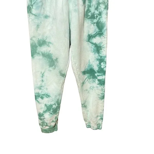 Frankie's Bikinis Aiden‎ Sweatpants Emerald Tie Dye Green Size Small - Image 5