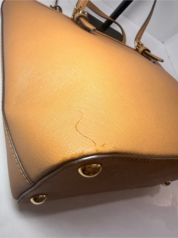 MICHAEL Michael Kors Jet Set Item Medium Top Zip Snap Pocket Tote – Acorn - Image 9