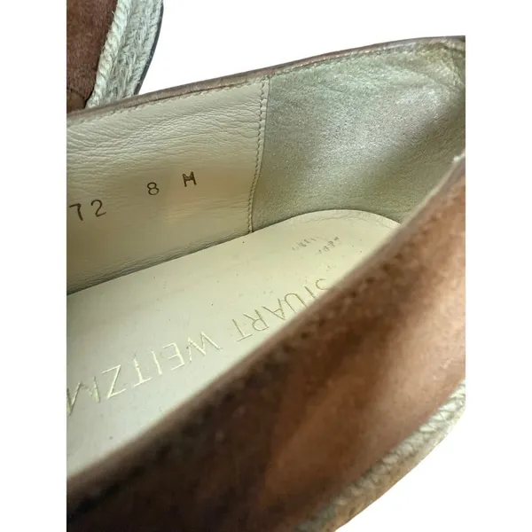 Stuart Weitzman Nugal Tan Suede Flats Women's Sz. 8 - Image 6