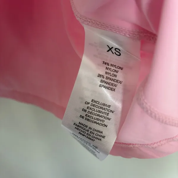Spalding Bubblegum Pink Athletic Tank Top Nylon Spandex NWT Womens XS - Image 4