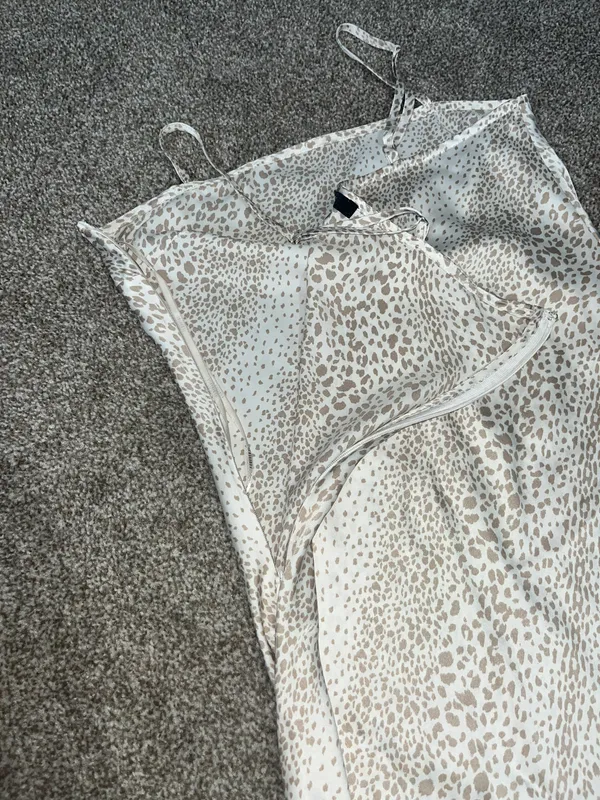 Leopard Print Dress Silk - Image 4