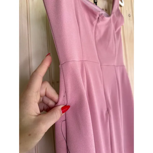 NWOT Lulus Immaculate Excellence Pink Sleeveless Ruffled Tulip Maxi Dress Size M - Image 8