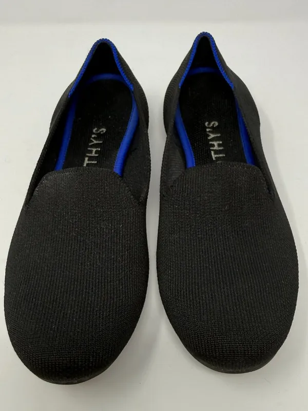Rothy's The Lounge Loafer Slip-On Flats Womens 7 Black Minimalist Neutral Preppy - Image 6