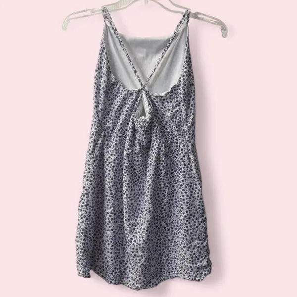 Women’s Altar’d State Floral Spaghetti Strap Mini Cinched Dress Medium - Image 3