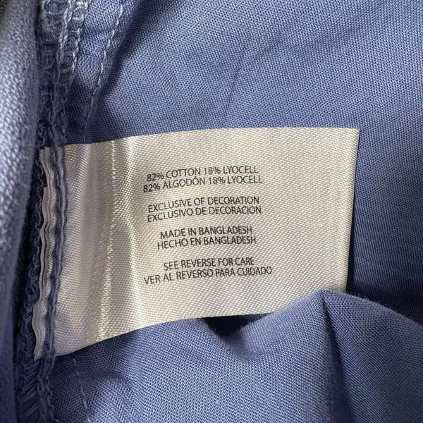 Orvis womens shorts blue pockets pull up tie front XL NWT - Image 7