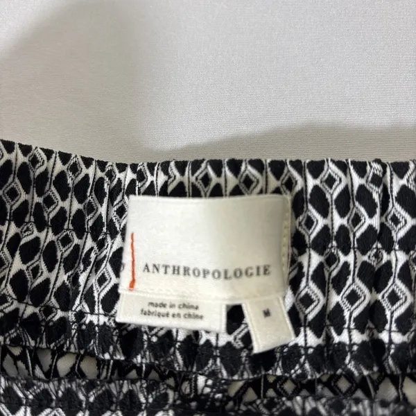 Anthropologie Larkin Jacquard Tapered‎ Trouser Ankle Pants Women Size Medium - Image 2