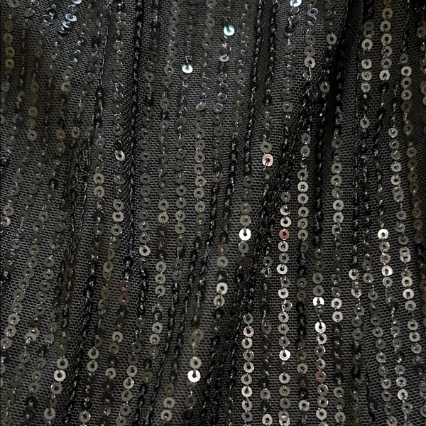 Uoighf Black Sequin High Waist Shorts Size XS - Image 6
