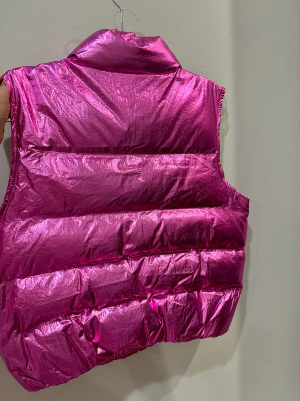 The Clothing Exchange Company Pink Metallic Vest - Image 2