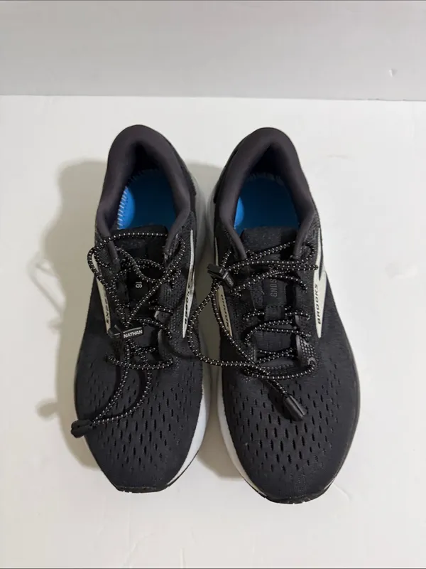 Brooks Women’s Athletic Running Shoes - Black with Silver Trim - Image 6