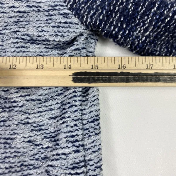 J Crew Sweater Womens XS Blue White‎ Marled Full Zip Knit Cardigan Long Sleeve - Image 5