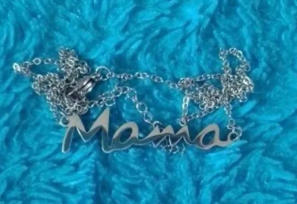 Mama Necklace Silver - Image 7