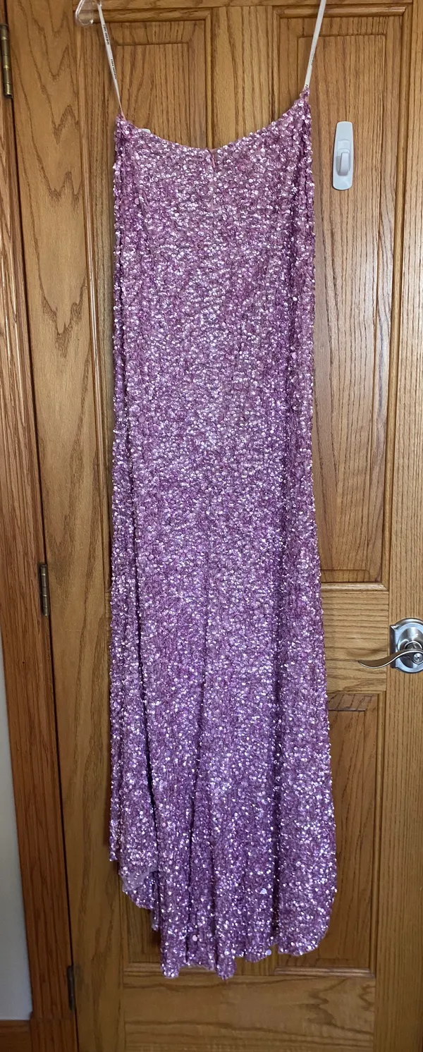 Sherri Hill Pink Two Piece Prom Dress - Image 4