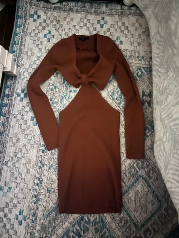 Cut out dress Brown Size M - Image 2