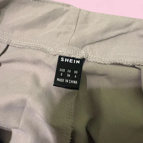 SheIn Grey wide leg cargo pants - Image 3
