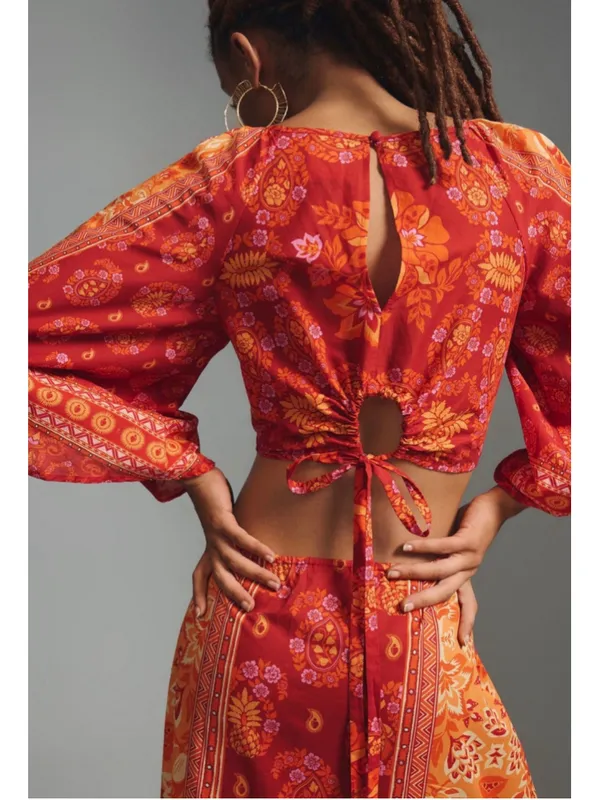 FARM Rio Combuco Cutout Maxi Dress Women’s Size M Boho - Image 11