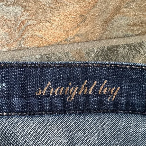 7 For All Mankind Straight Leg Jeans Low Rise Women's Size 27 USA - Image 7