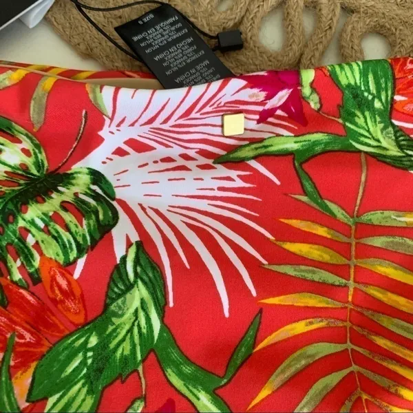 NEW DOLCE VITA BIKINI swim BOTTOM red orange NWT - Image 9
