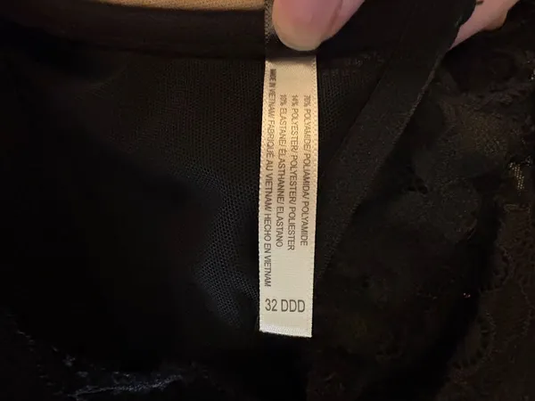 Adore Me Racerback Black Lace Bra 32DDD - Image 7