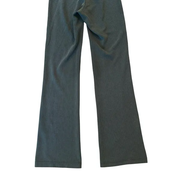 Lululemon Ribbed Softstreme Flared Pant Green High Rise Flare Lounge W5GVKS 4 - Image 7