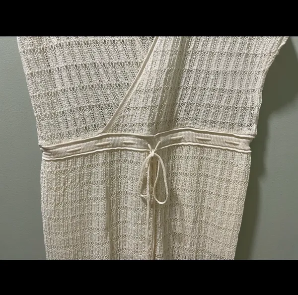 ZARA NWT Pointelle Knit V-Neck Jumpsuit Women’s Size Small - Image 6