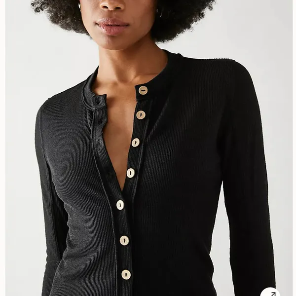 Free People Gia Cardi Black Dress - Image 6